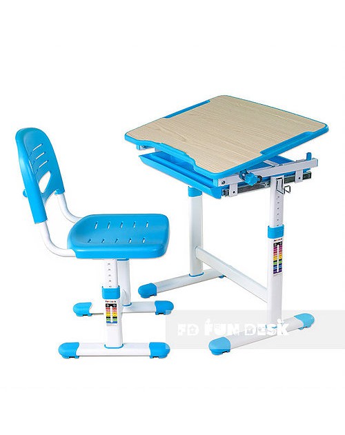 Piccolino Blue - Biurko dziecięce + Krzeselo