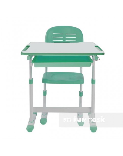Piccolino Green - Biurko dziecięce + Krzeselo