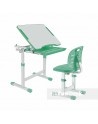 Piccolino III Green - zestaw biurko z krzesełkiem dla dzieci