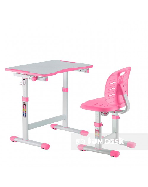 Omino Pink - Biurko z krzesełkiem dla dzieci