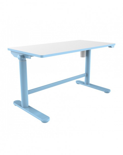 Elektryczne biurko Spacetronik XD 100x50 cm (niebieskie) SPE-X112A