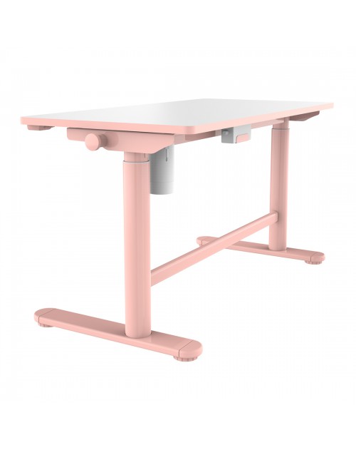 Elektryczne biurko Spacetronik XD 100x50 cm (różowe) SPE-X112P